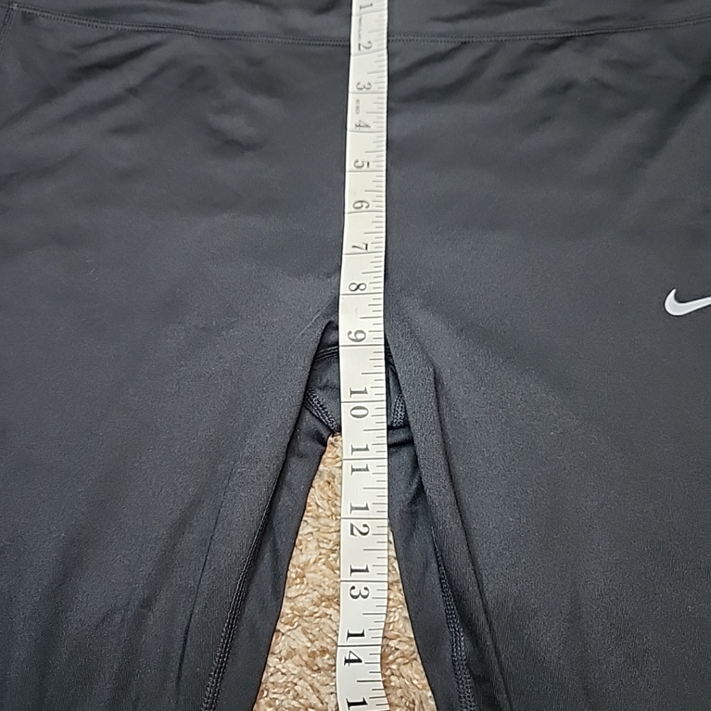 Nike Dri-Fit Power Essential Running Crop Leggings Women’s 1X Black - Picture 4 of 8